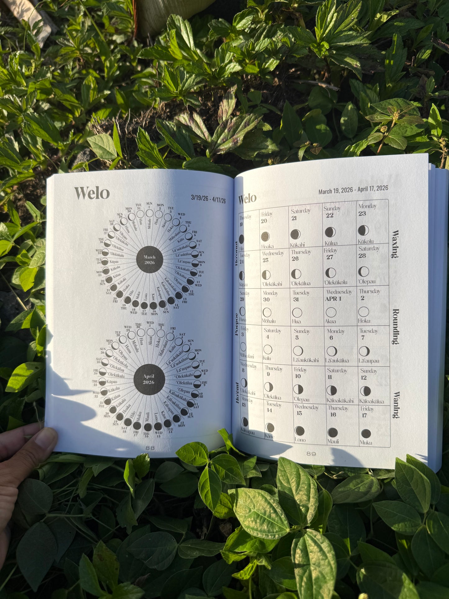 PRE-ORDER NOW - 2026 - 2027 Māla & Mahina: A Kilo Log for the Garden - Ships end of March 2026