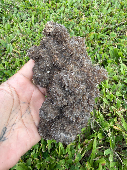 Chocolate Aragonite Cave Calcite Cluster