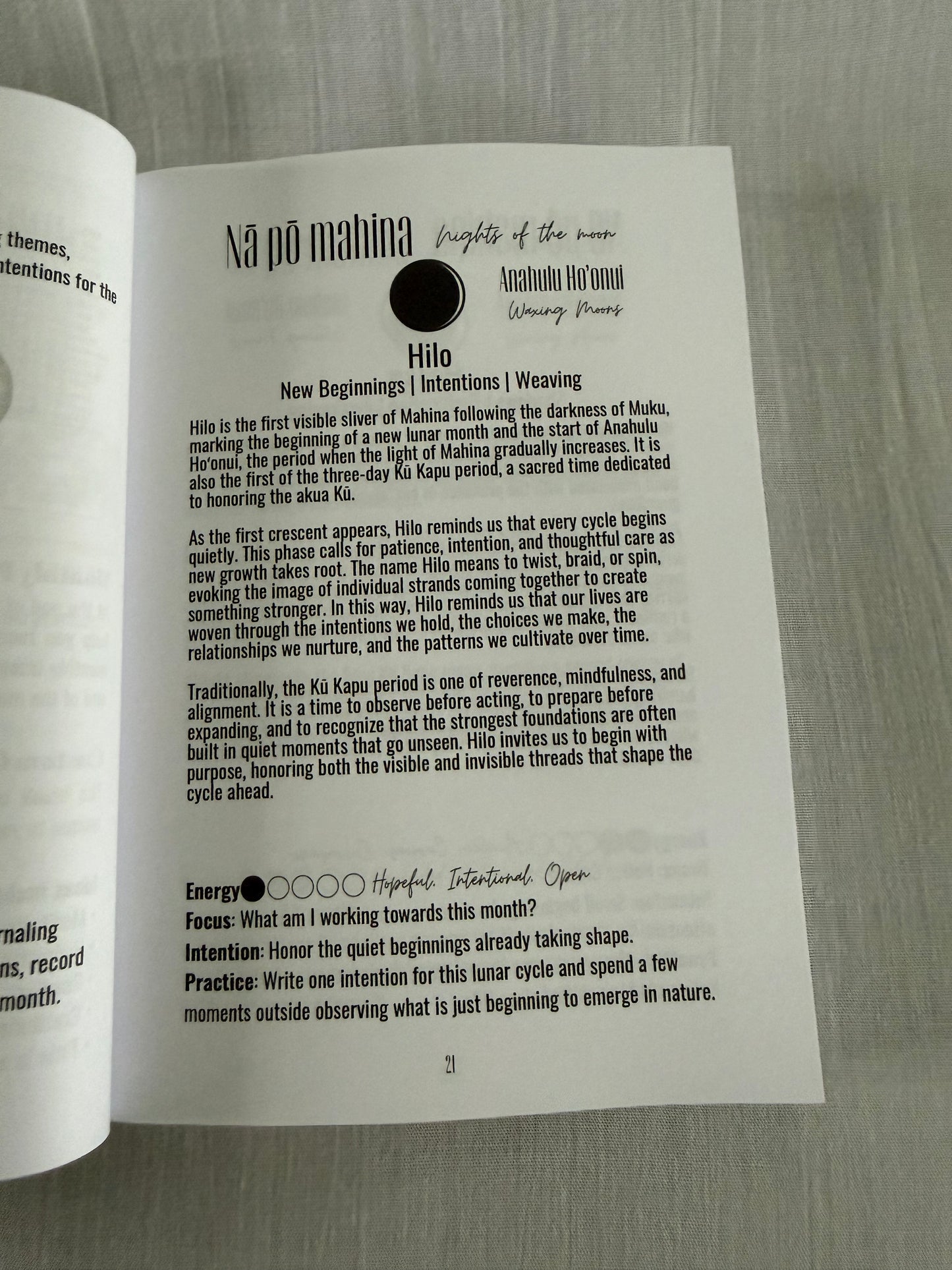 2027 Kaulana Mahina - Kilo Mahina, Moon Observations